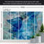 Murale abstraite pelez et collez - mosaïque saphir-623533223