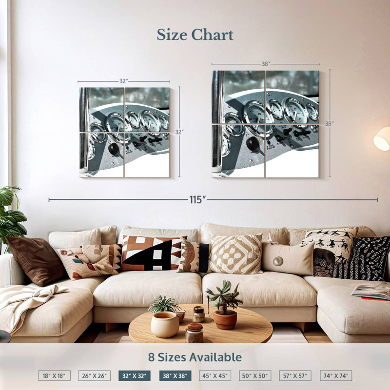 Mehar Yacht Control Panel, 38'' H x 38'' W