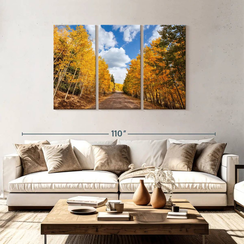 Alvord Dirt Road Aspens, H 48 po x l 74 po
