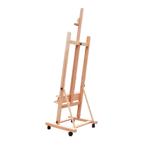 DENFER Folding Adjustable Wood H-Frame Easel