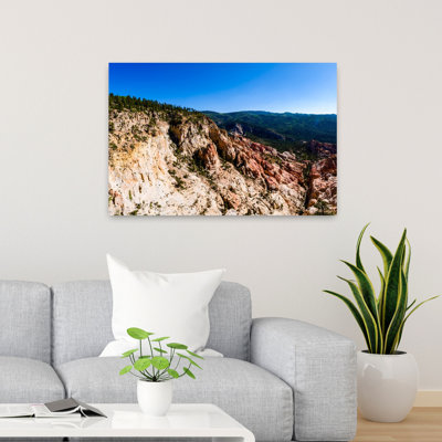 Vue de Hells Backbone Road, près d'Escalante et de Boulder, comté de Garfield, Utah, art mural abstrait contemporain