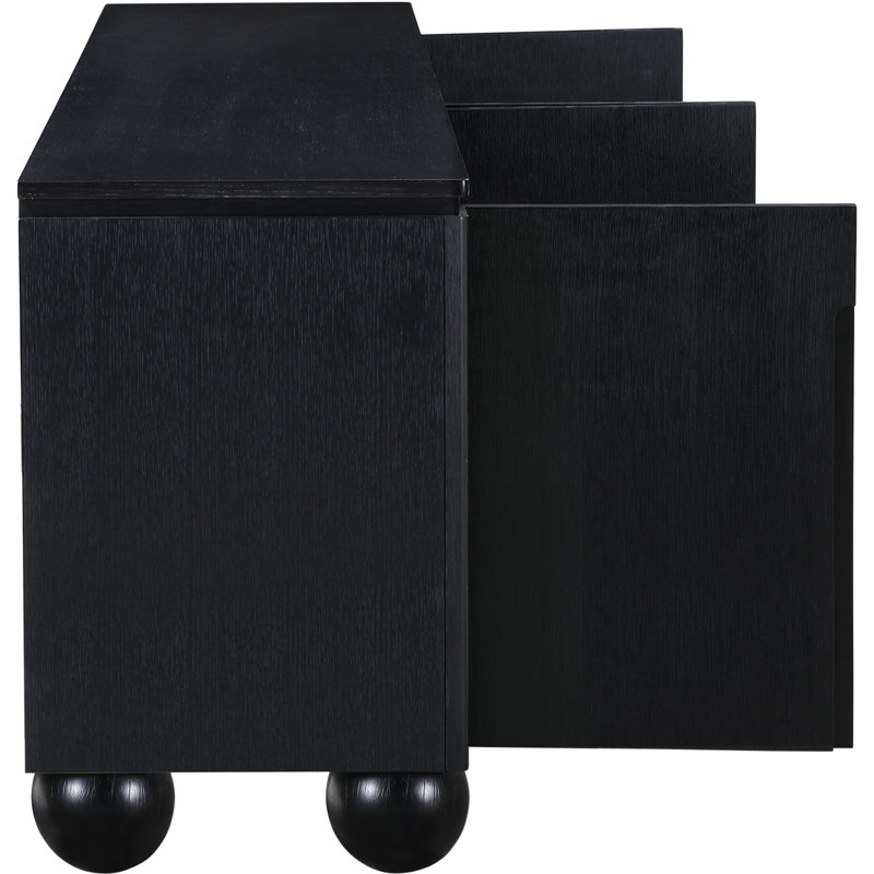 Cardiff Sideboard/Buffet, Black/Black