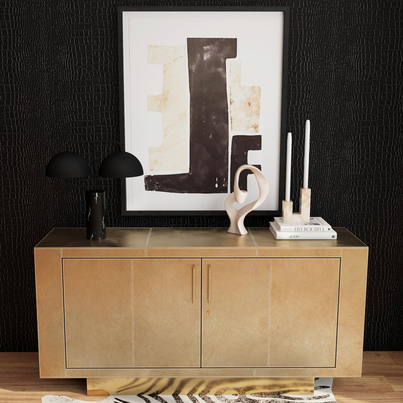 Francois 70.5" Buffet Sideboard, Gold
