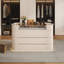 47.24"Beige jewelry display cabinet storage cabinet