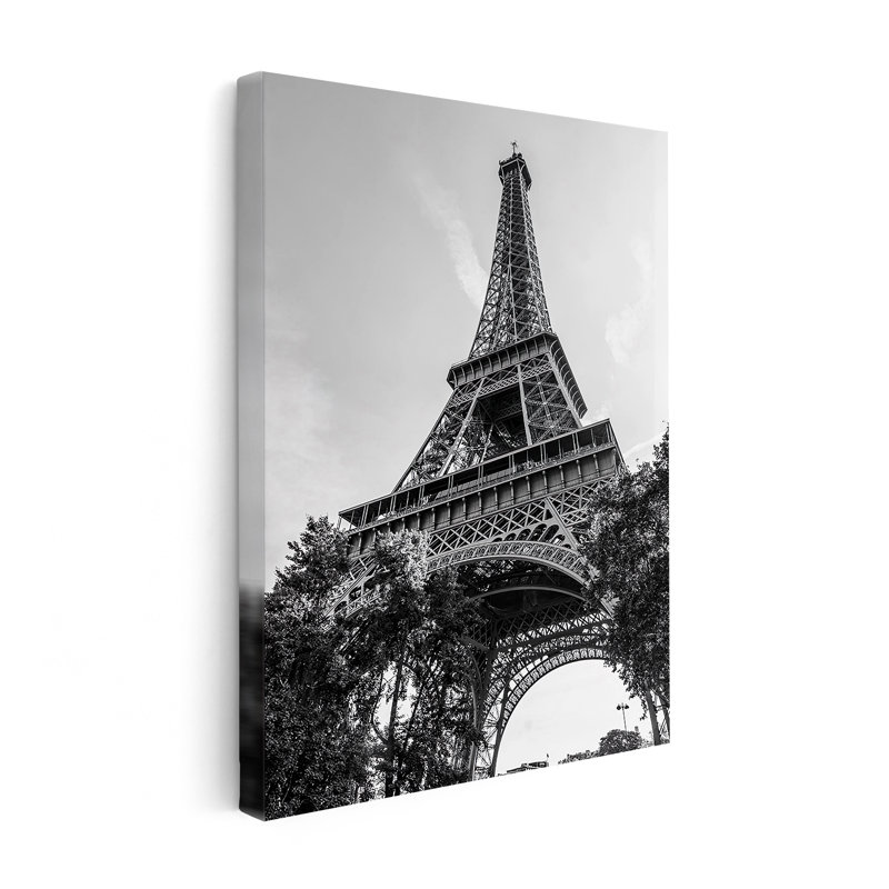 Tour Eiffel No1, Sans cadre, Canevas, H 11 po x l 14 po