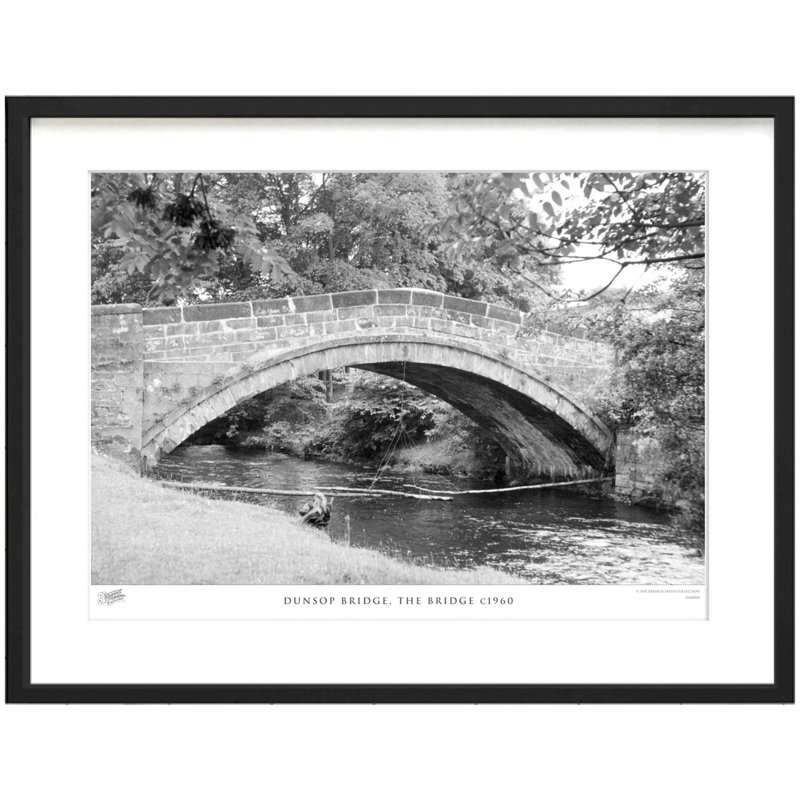 Dunsop Bridge, The Bridge C1960 - Single Picture Frame Print, 60cm H x 80cm W x 2.3cm D