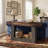 63" Long 2-Tier Farmhouse Console Table, Sturdy Open Storage Shelf & Scratch-Resistant Vintage Finish, Anti-Tip Design Suitable For Entryway