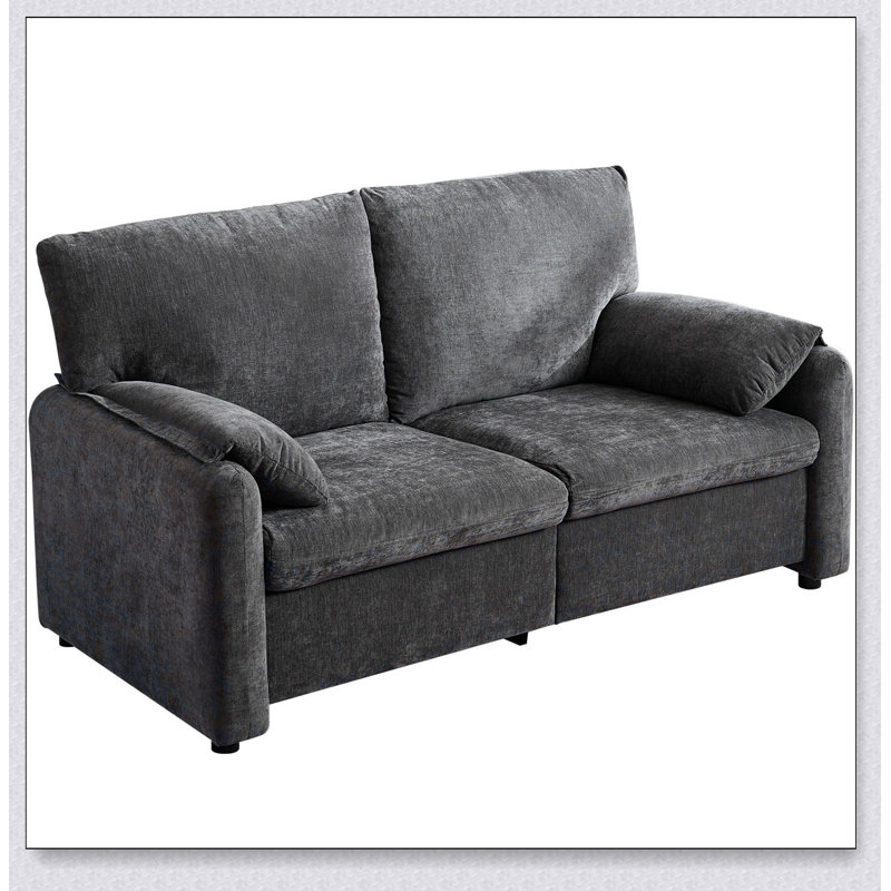 Luxueux canapé rembourré en duvet pour le salon et la chambre à coucher, offrant un confort inégalé et un design moderne
