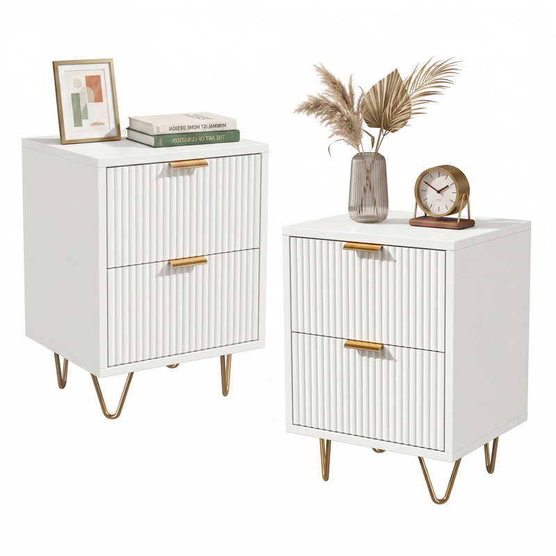 40 cm W Bedside Table