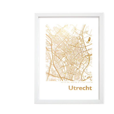 Utrecht Map - Single Picture Frame Print
