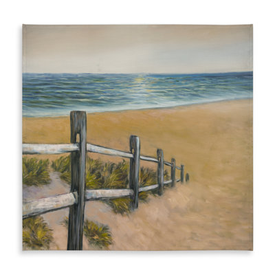 Quiet seaside Coastal Bedroom Tablecloth for Home Decor