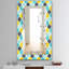 Miroir mural bohémien et éclectique ornement-40097446