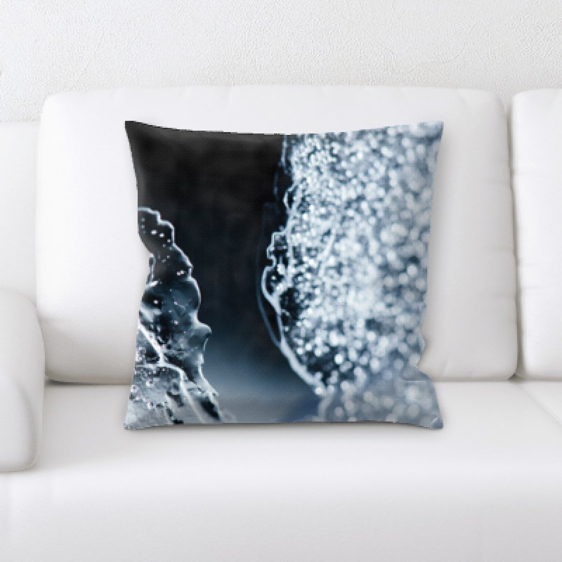 Winter Microsuede Reversible Throw Pillow