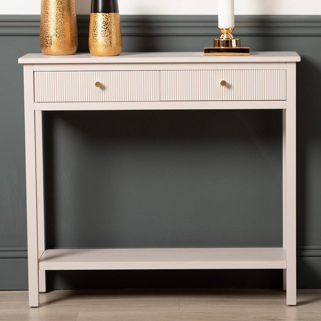 Lorriane 90cm Console Table for Living Room Furniture, 2 Drawers Hallway Table