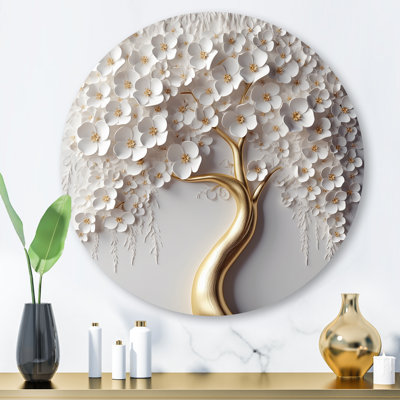 Marjean " White Orchid Tree Garden Of Branches VIII "