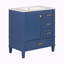 Ensemble de meuble-lavabo simple 30 po avec plateau en céramique Maureena-1784287459