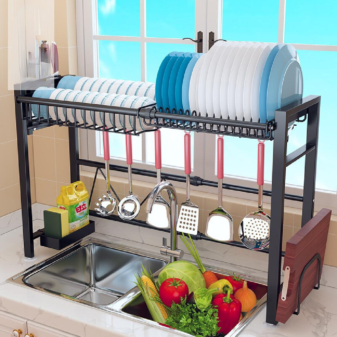 https://assets.wfcdn.com/im/46023514/compr-r85/2097/209769449/stainless-steel-retractable-over-the-sink-dish-rack.jpg
