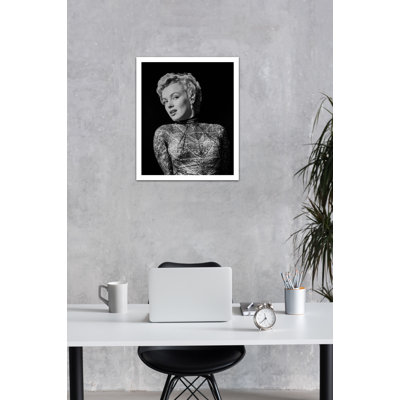 Portrait of Marilyn Monroe in Lace Dress – Unframed Photograph Portrait of Marilyn Monroe in Lace Dress – Unframed Photograph