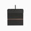 Meuble-lavabo 24 po Grace avec lavabo en quartz noir mat et tiroirs noir doux, meuble-lavabo mural flottant pour salle de bain moderne, lavabo une pièce noir mat