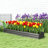 Galvanized Raised Garden Bed Kit - Heavy-Duty Planter Box For Outdoor Flowers, Herbs & Vegetables