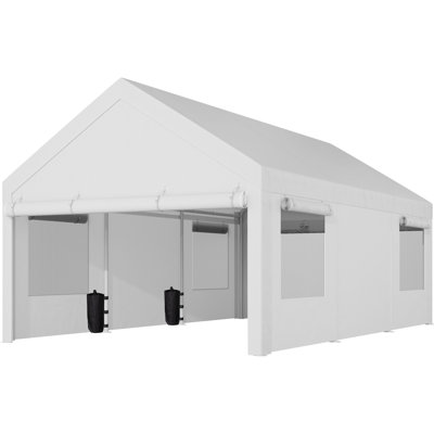 12 pi. L 20 pi. D Carport Garage robuste 