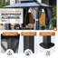12 pi. L 10 pi. D Pavillon de jardin en aluminium-93644679-114012690