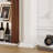 White Solid Wood Freestanding Fireplace-132693102