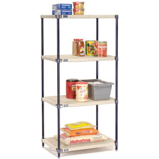 Metal Height -Adjustable Shelving Unit