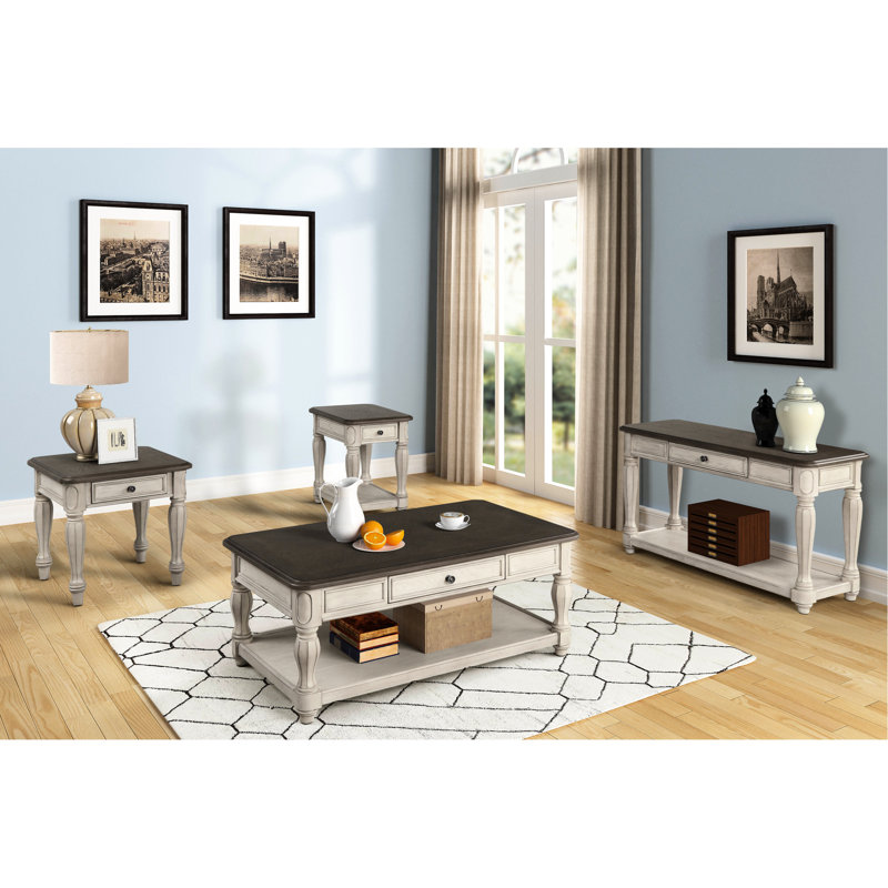 Table de chevet blanche antique pour le rangement - construction, style classique, tiroir et tablette blanc brun avec apparence