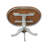 Ingbert Extendable Solid Wood Pedestal Dining Table-584627853