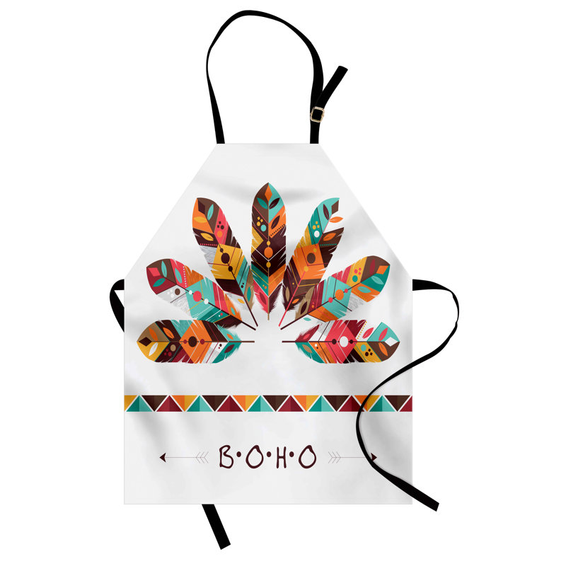 No Pattern Bib Apron