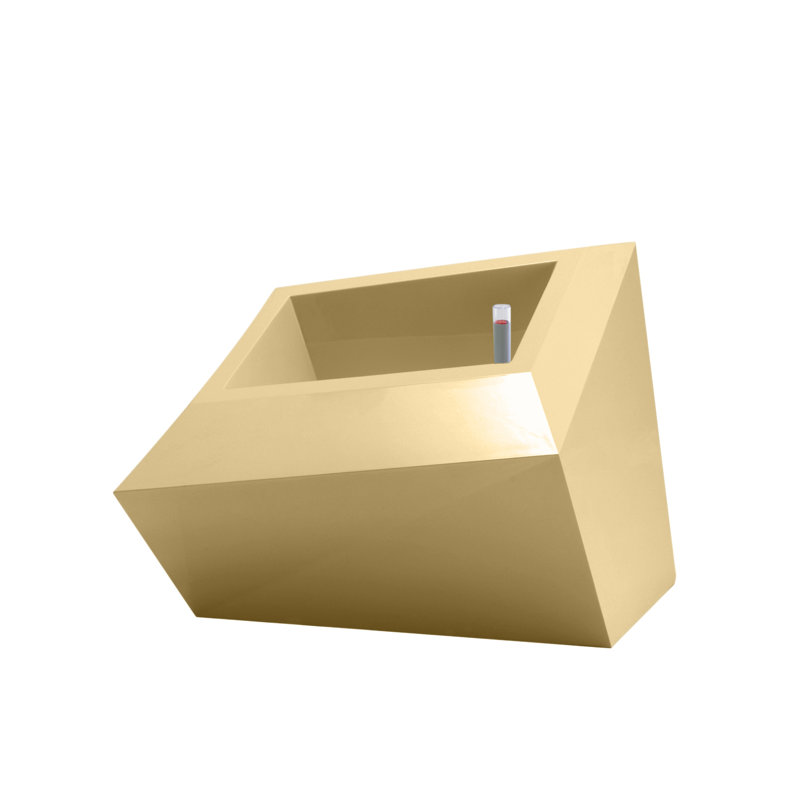 Faz Pot Planter, Bronze, 23.5" H x 32.25" W x 24.75" D
