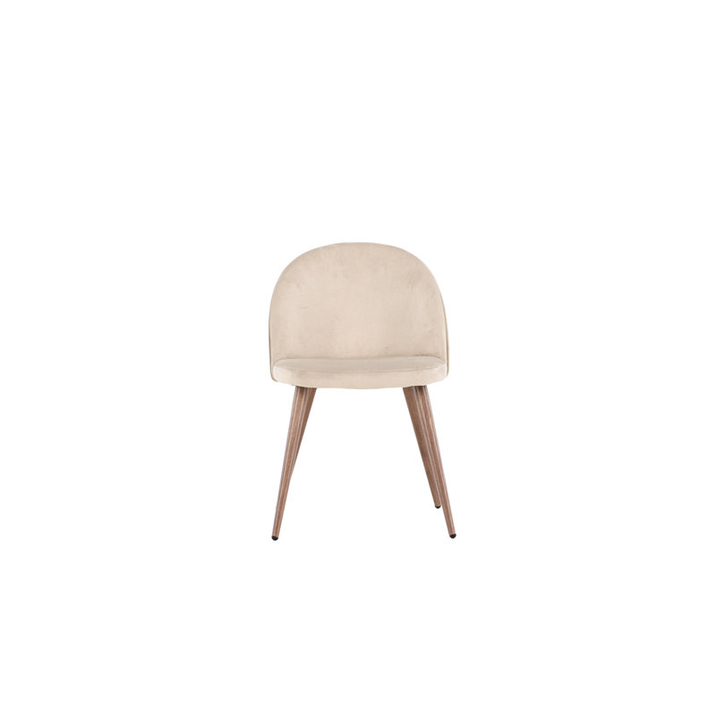 Harrisburg 46cm H Polyester Upholstered Side Chair in Beige