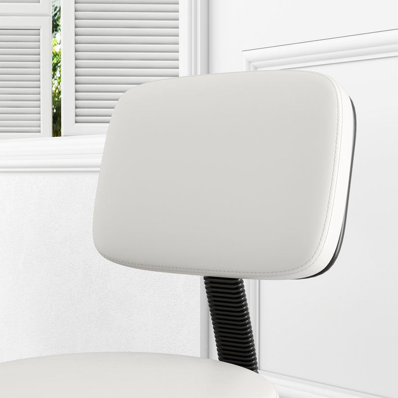 Luren Backed Adjustable Height Lab Stool