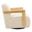Fauteuil coulissant Marcos crème