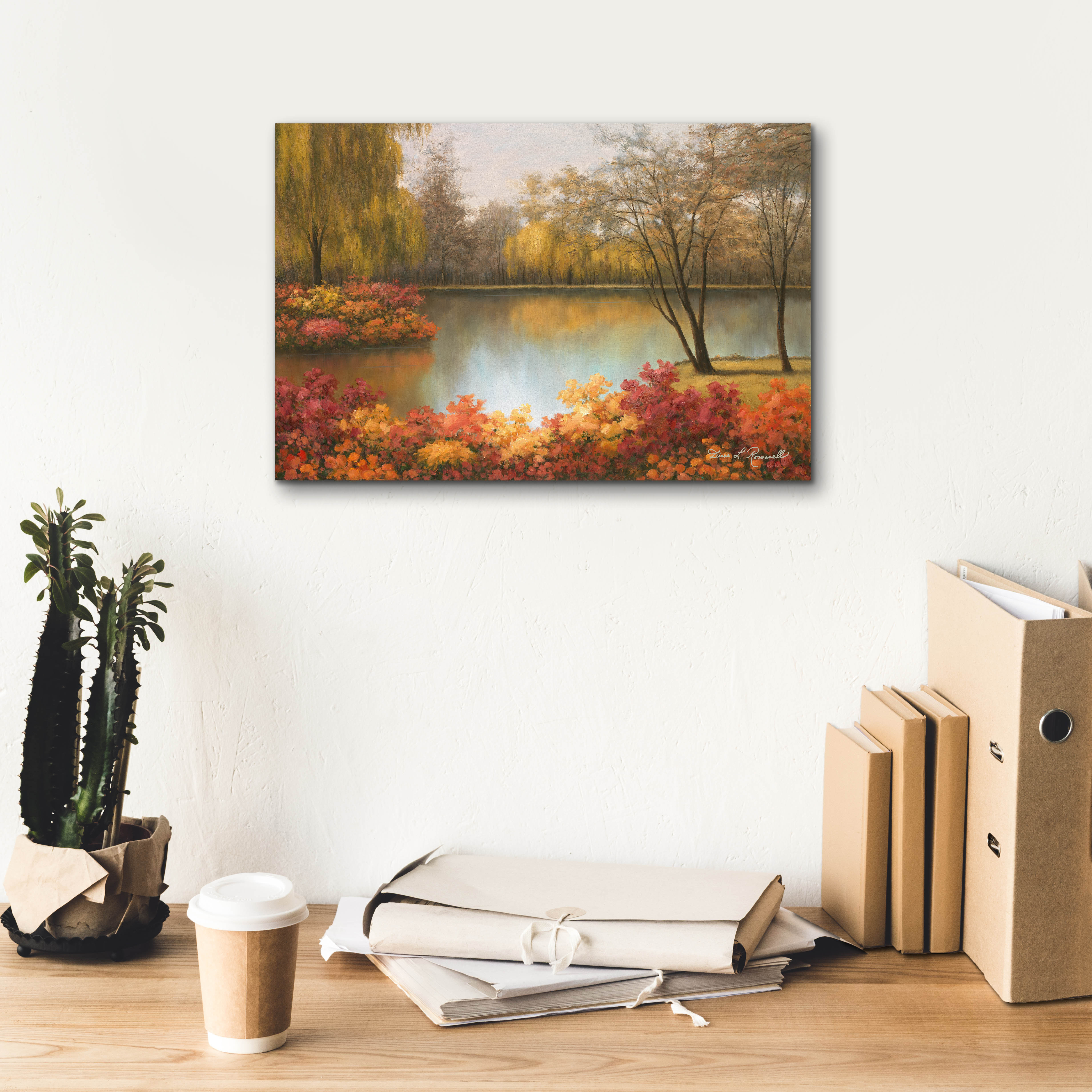 Charlton Home ' Autumn Palette' by Diane Romanello, Canvas Wall Art, 60 ...