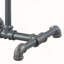 Porte-bougie gris sable