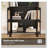 Bookcase with Rattan Doors,5 Tier Storage Wood Shelves-1435169599