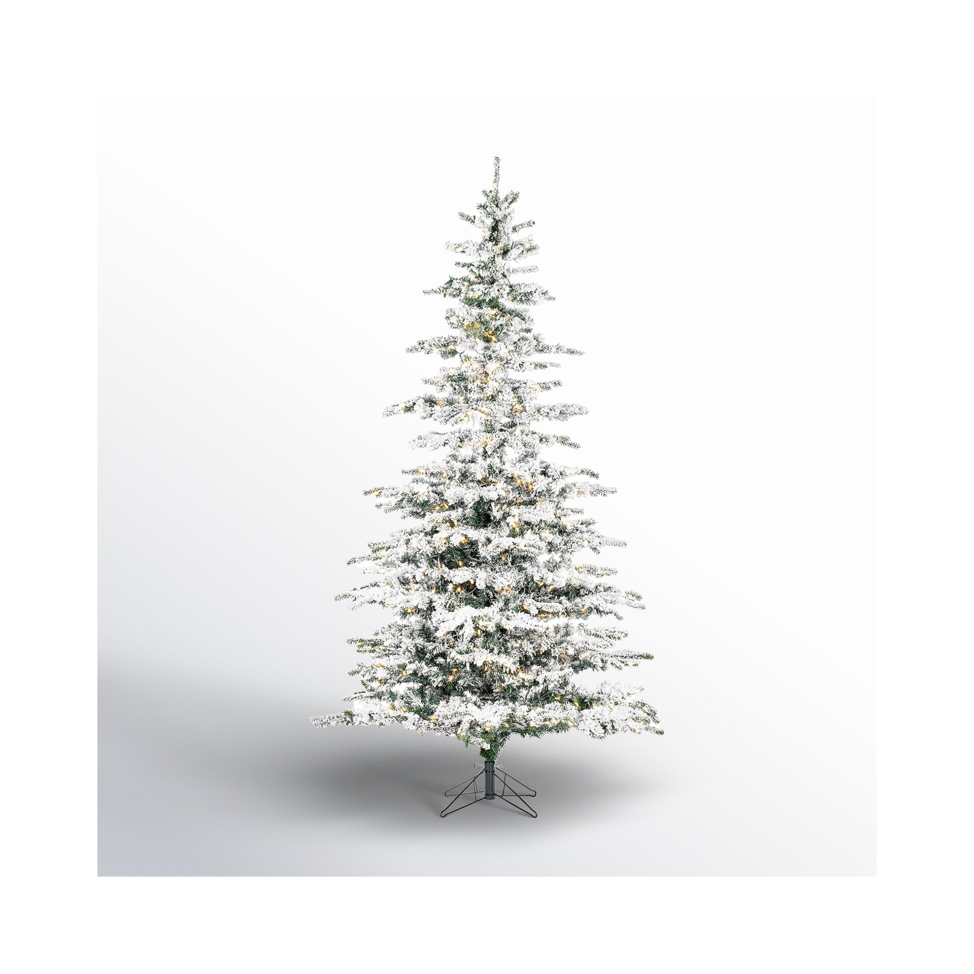 Hendricks Lighted Artificial Fir Christmas Tree, 120
