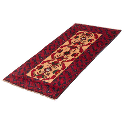 Kalgoorlie One-of-a-Kind 3'1" X 6' New Age Wool Area Rug in Tan
