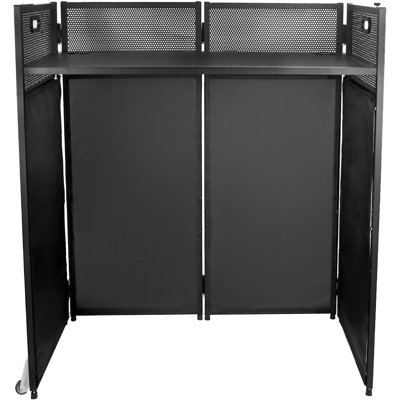 41" X 43"X 20" Dj Facade Booth Display With 2 Extra Wheels