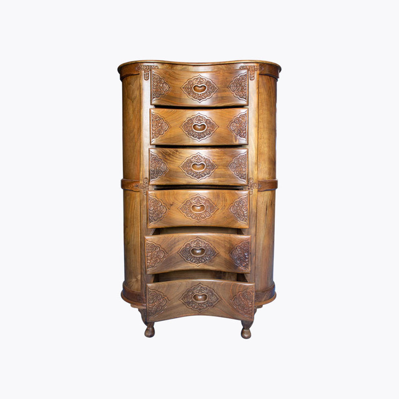 Ketterman Solid Wood 76.02cm W 6 - Drawer Chest of Drawers