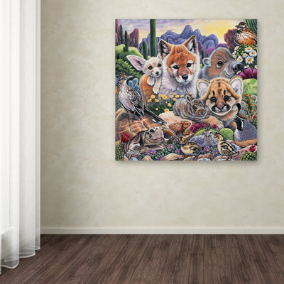 Desert Buddies - Impression sur toile