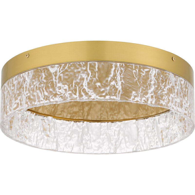 Caryssa Integrated LED Flush Mount, Gold