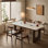Nordic Solid Wood Rectangular Dining Table