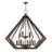 Buckeys 15-Light Dimmable Metal Geometric Chandelier-22712118