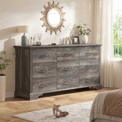 Commodes 63 tiroirs pour chambre à coucher l 63 po