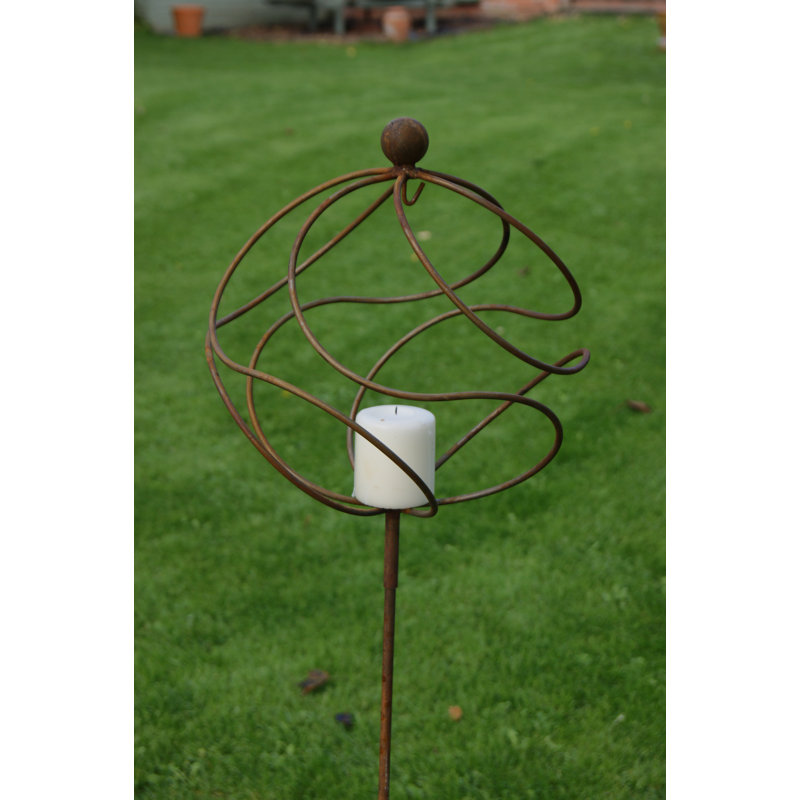 Metal Floor Candlestick