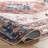 Eliza SpinClean Machine Washable Traditional Medallion Area Rug-1379057176