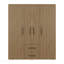 Armoire 4 portes en chêne naturel-806722675